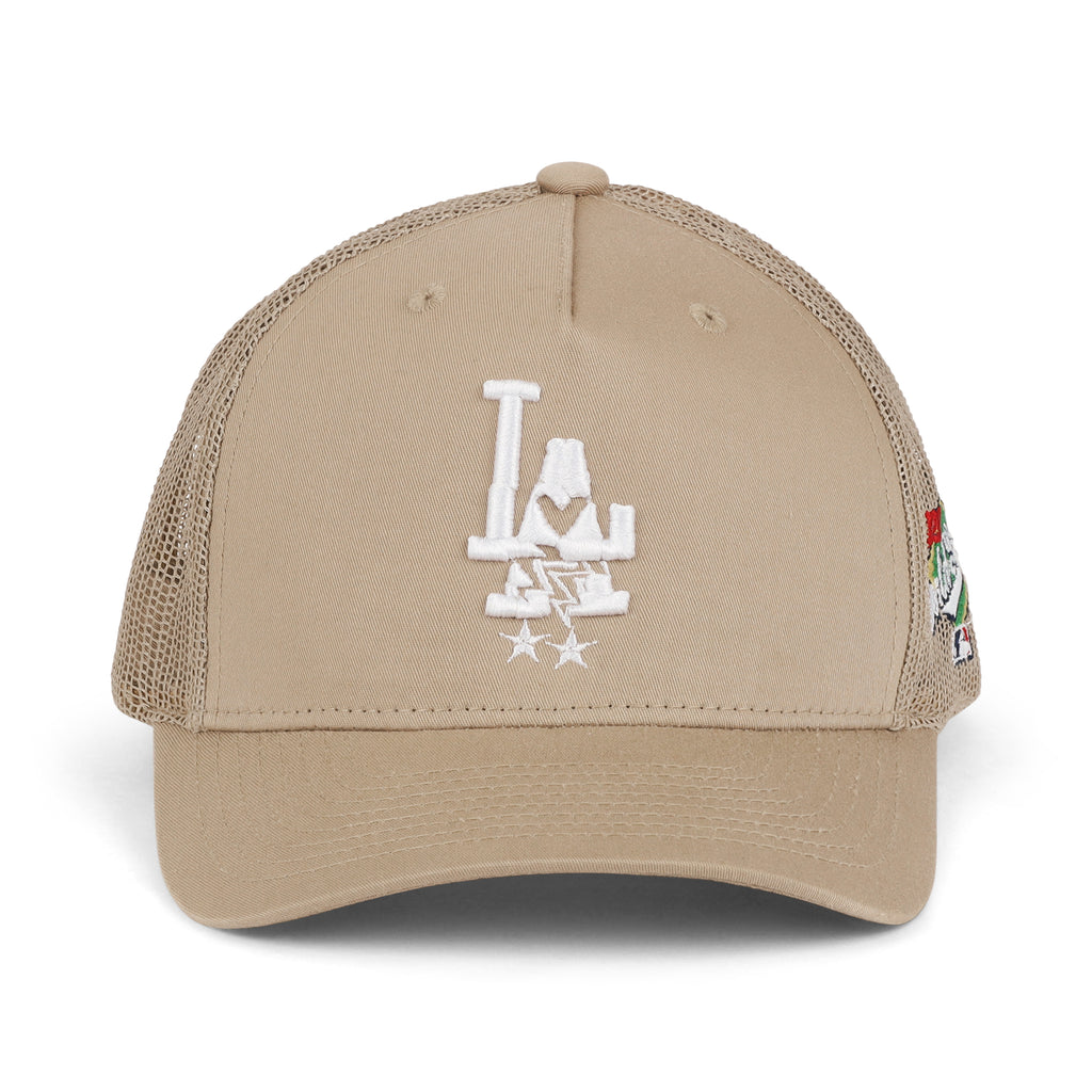 LA World Series Trucker Hat - Tan – Dead Fresh Crew