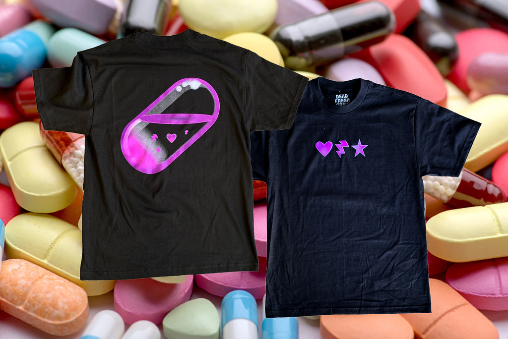 ❤️⚡️⭐️💊 Love Power & Fame Pill Tee
