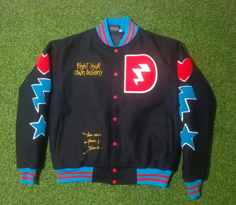 Varisty Letterman - All Black