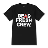 Dead Fresh Crew Highlighted "A" T-Shirt - Black