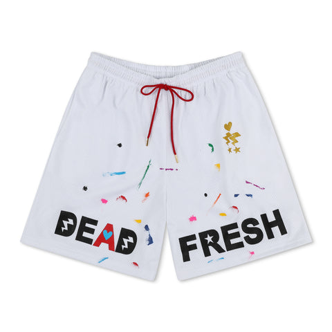 Dead Fresh Hoop Shorts - White