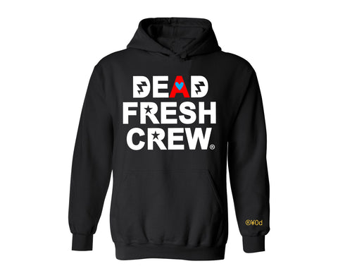 Dead Fresh Crew Highlighted "A" Hoodie - Black