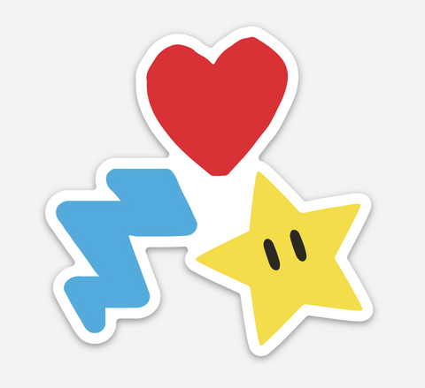 Mario Superstar Sticker
